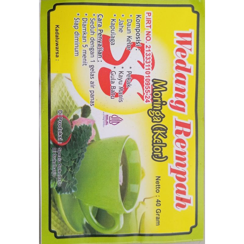 

wedang racik rempah moringa
