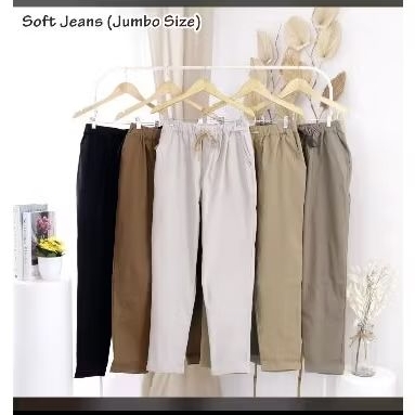 Celana soft jeans PDF jumbo