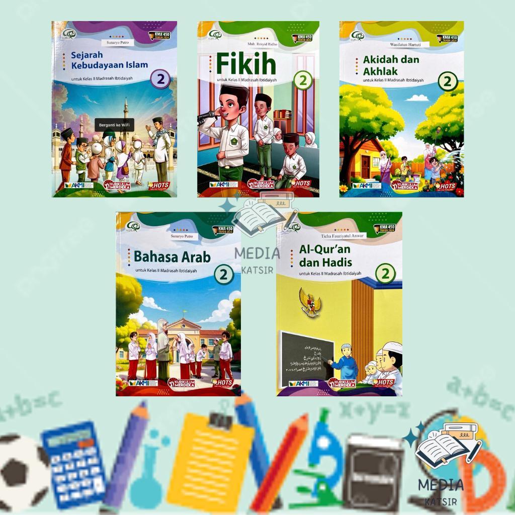 Buku Kelas 2 SD/MI Madrasah Ibtidaiyah Kurikulum Merdeka Aqila Tiga Serangkai Revisi Terbaru 2025