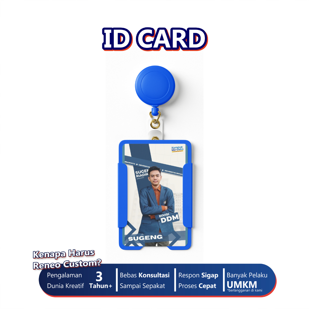 

ID Card PVC_cetak satuan dan partai murah_Hasil Tajam_Free Desain
