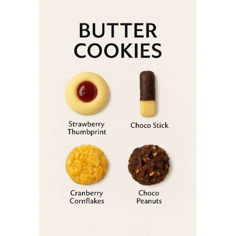 

BUTTER COOKIES by Makna Chocolate