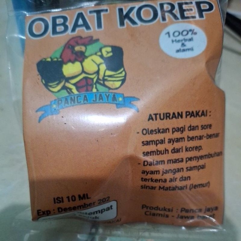 obat korep ayam panca Jaya 100%oringinal 1 renteng