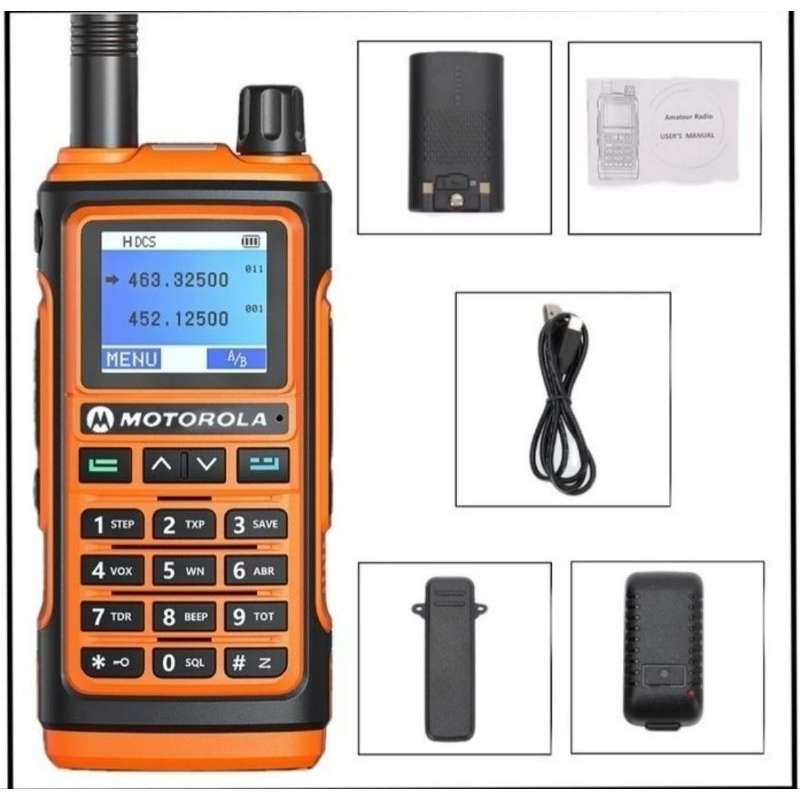 HT Motorola HX380 Tipe C Fast Charging Handy Talkie Motorola HX380 Original Produk