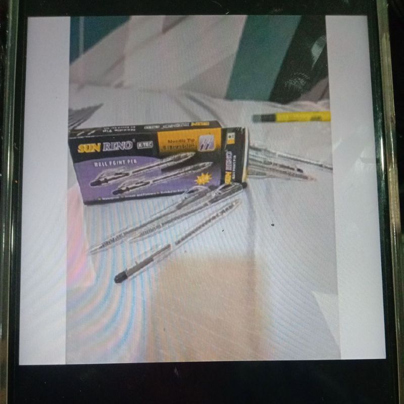 

promo pulpen tombol sunreno isi 12pcs