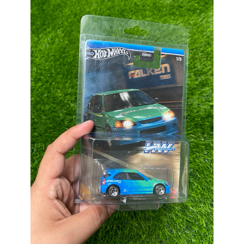 Hot Wheels Civic Falken (Free Protector)