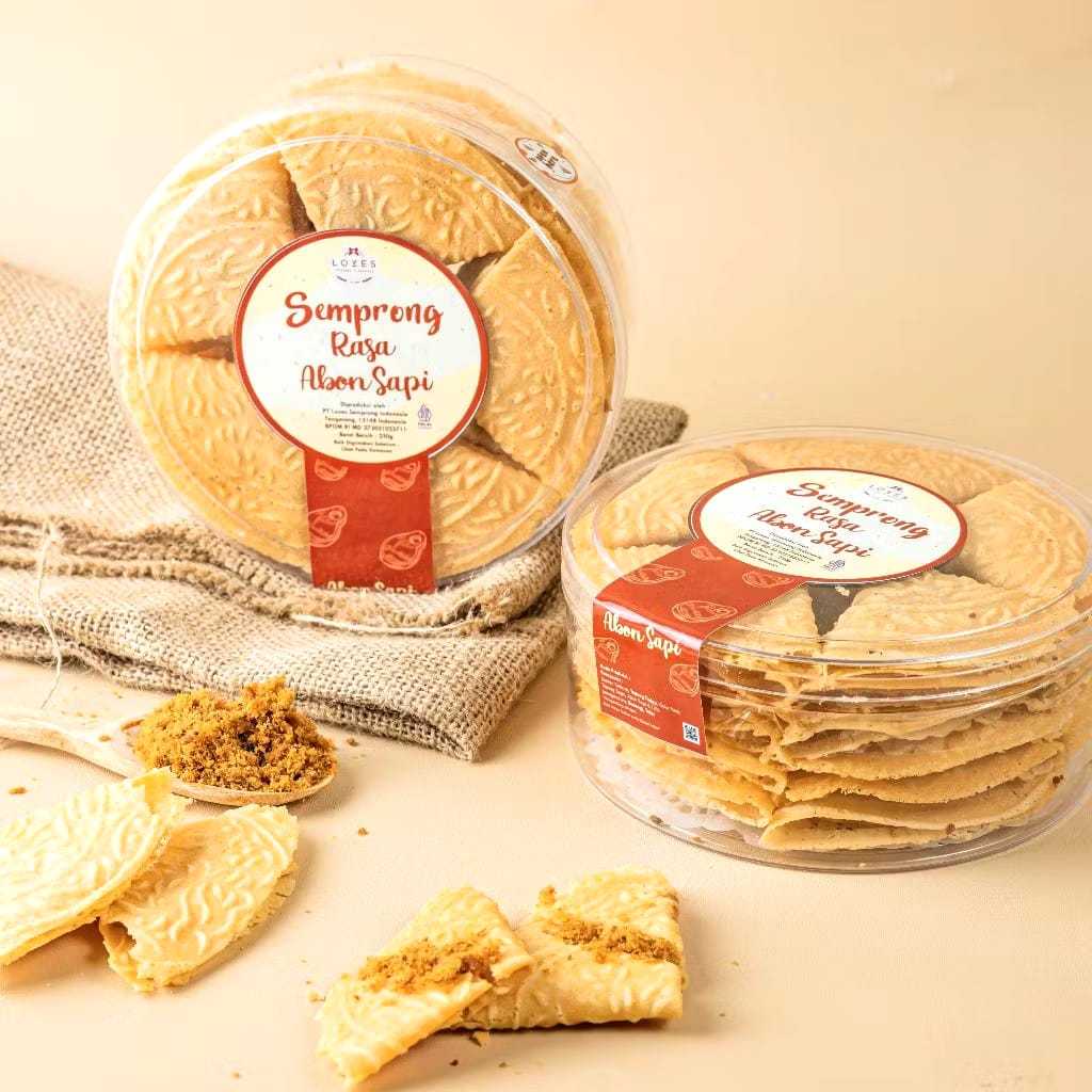 

LOVES SEMPRONG ABON CEMILAN KUE KERING KEKINIAN MAKANAN RINGAN 100% HOMEMADE / LOVES SEMPRONG
