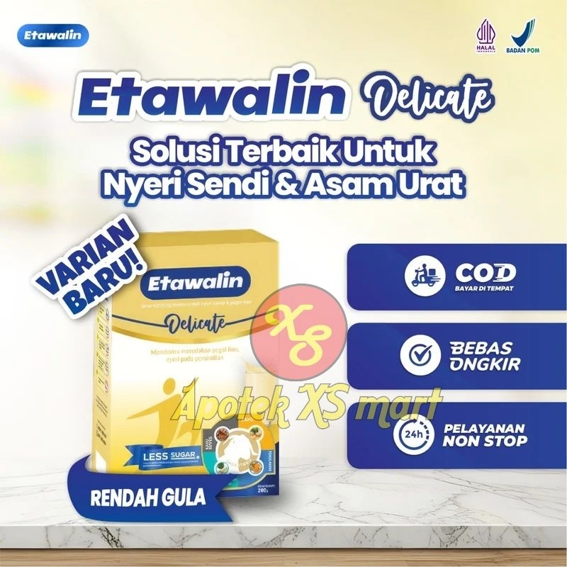 

ETAWALIN DELICATE ATAU RENDAH GULA - MEMBANTU MEREDAKAN PEGAL LINU & NYERI PADA PERSEDIAN COCOK UNTUK PENDERITA DIABETES