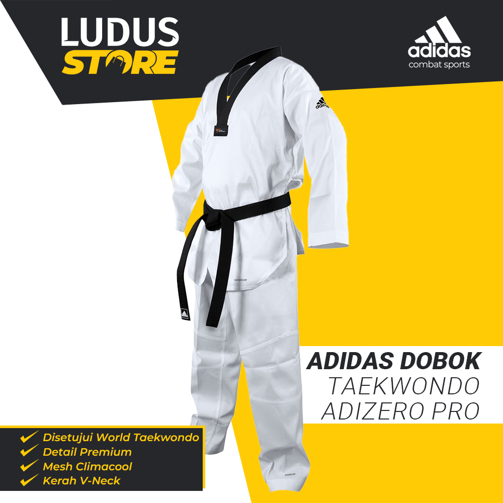 Adidas Dobok Taekwondo Adizero Pro Seragam Taekwondo