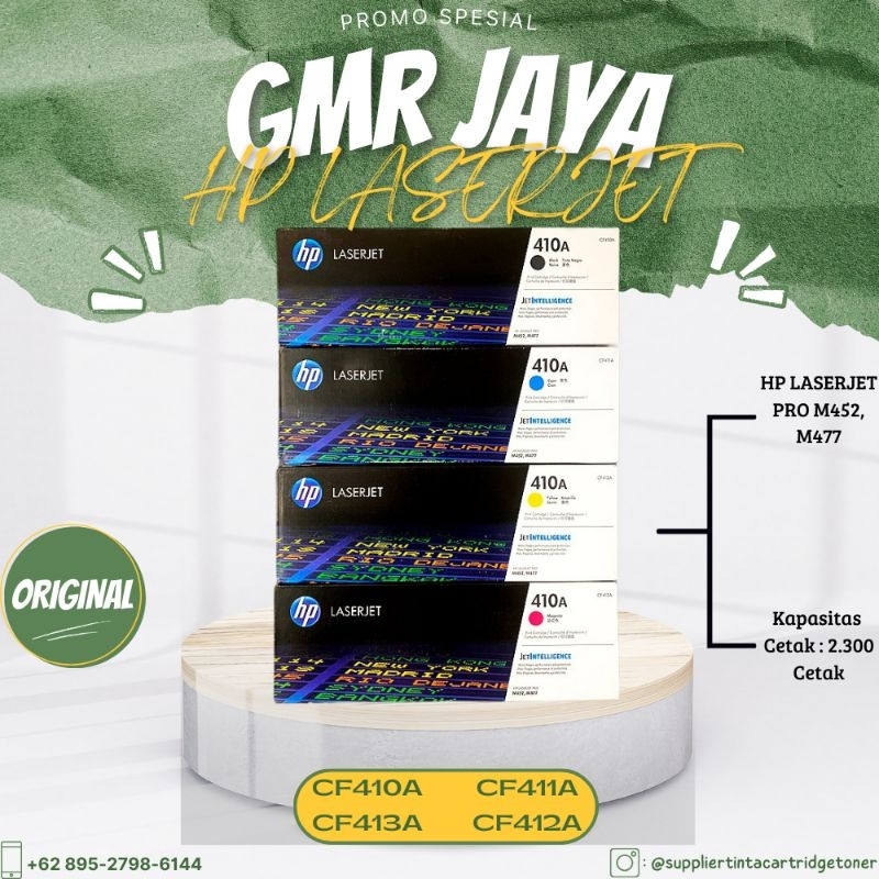 Toner 410A original / Toner hp 410A / Hp toner 410A black / Toner 410A cyan / Toner hp 410A 1 set / 