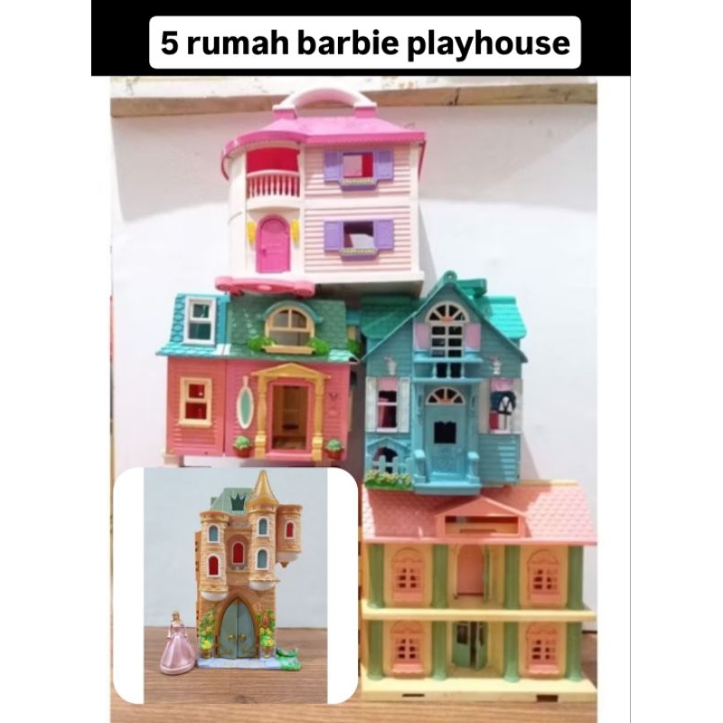 rumah barbie mainan rumahan rumah barbie castle istana rumah