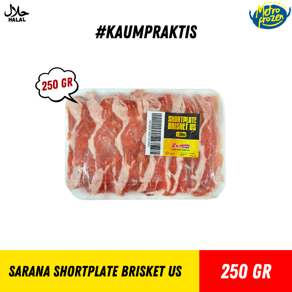 

SARANA Shortplate Brisket Slice 250gr