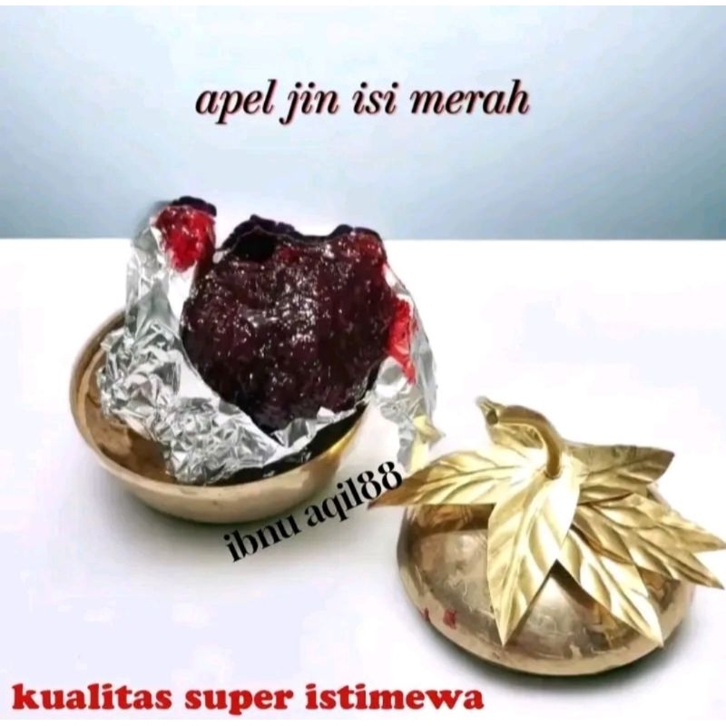 kemenyan apel jin isi merah super daun 3/5/7/9/11/13
