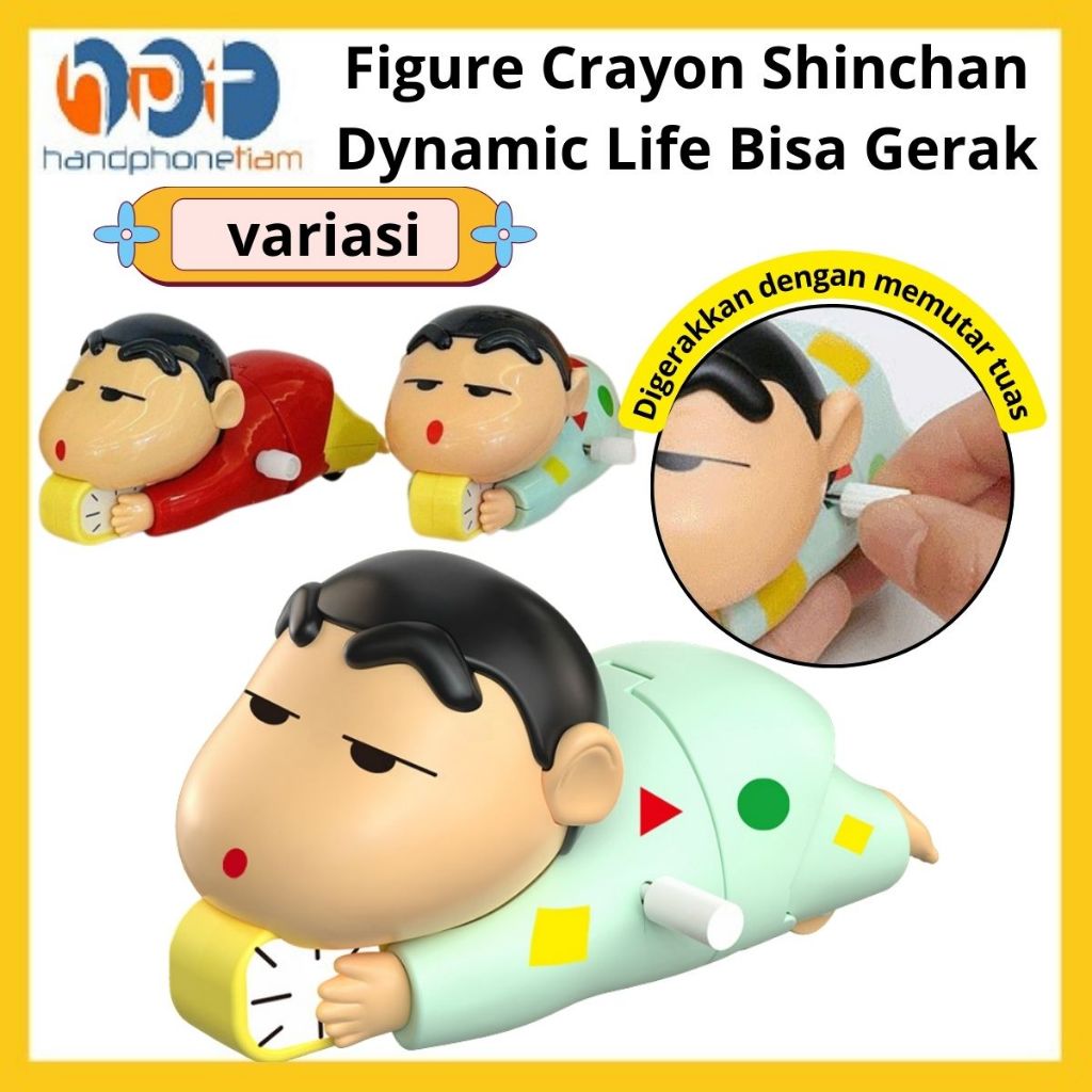 Mainan Shinchan Dynamic Figure Lucu shin chan gerak pantat Mainan 1-3 Tahun