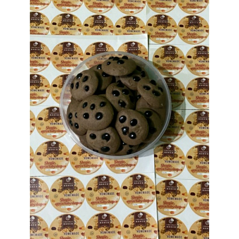 

kue coklat choco chips/kue coklat enak/kue kering lebaran/kue choco chip