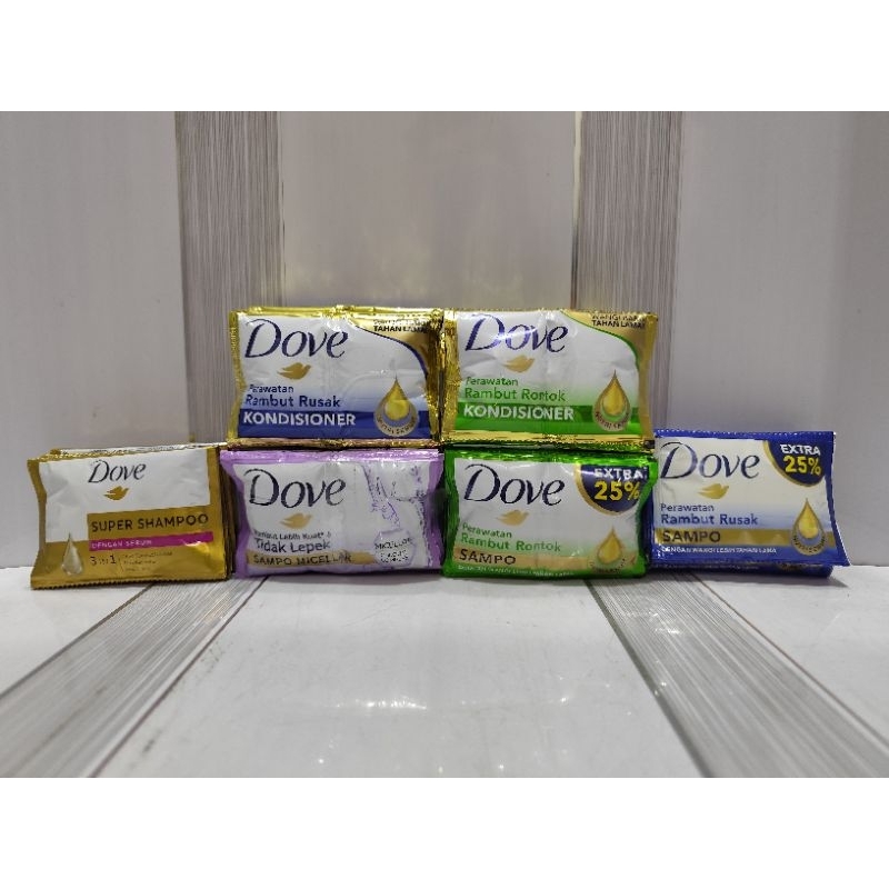 Dove Shampo Sachet 10ml x12 pcs
