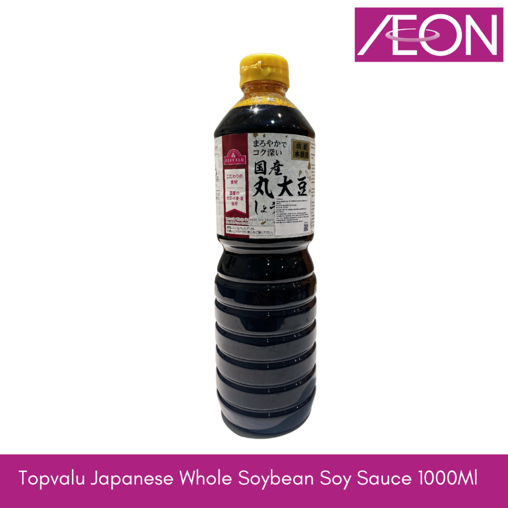 

Topvalu Japanese Whole Soybean Soy Sauce 1000Ml