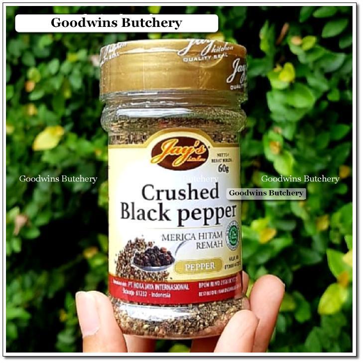 

Jay's spices BLACKPEPPER GROUND merica lada hitam bubuk black pepper Jays 55g