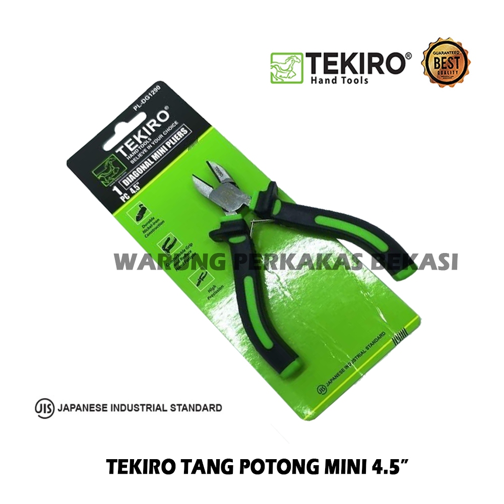 Tekiro 4.5 Inch Tang Potong Kabel Elektonik Mini / Tang Kombinasi 4,5in / Tang Buaya Lancip Kecil 4.