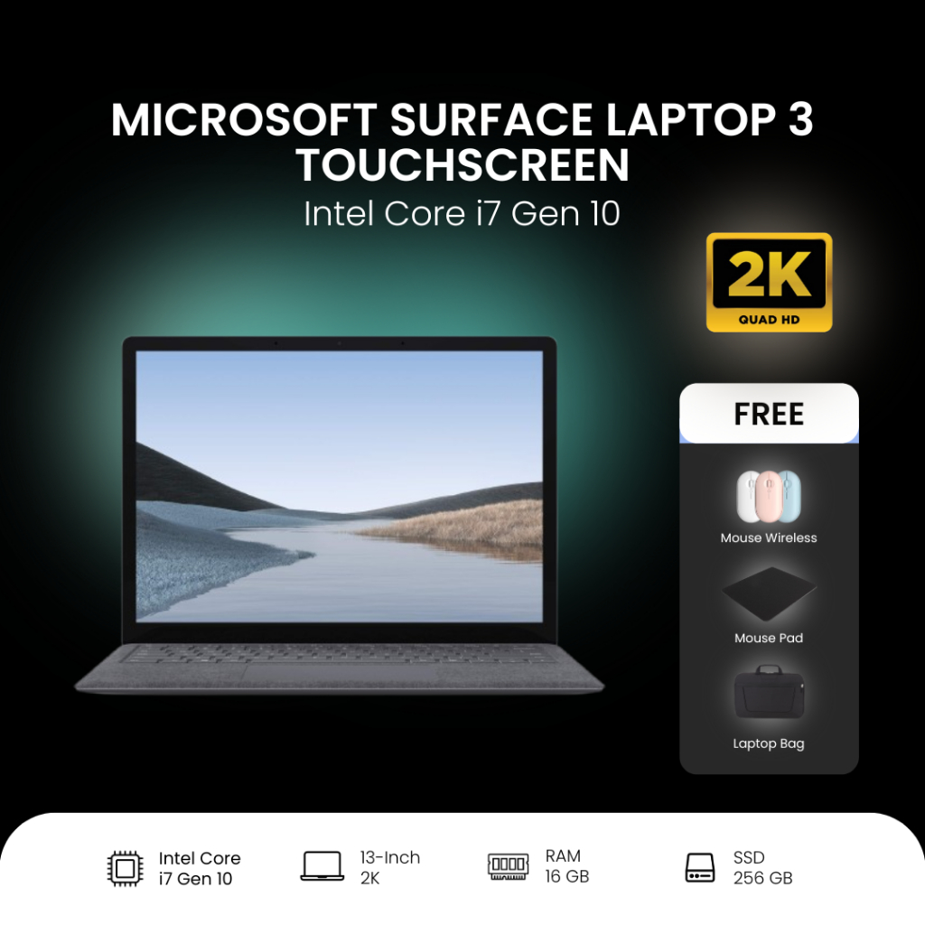 Microsoft Surface Laptop 3 Core i7 Gen 10 Touchscreen