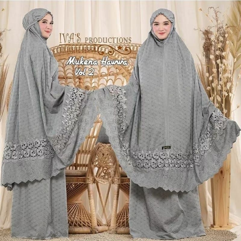 MUKENA KATUN PARIS JUMBO KATUN PARIS ZADDA MUKENA BORDIR MEWAH