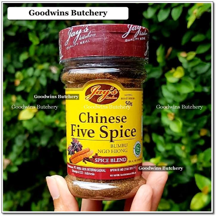 

Jay's seasoning CHINESE 5 FIVE SPICES bumbu Cina ngo hiong bubuk Jays 50g