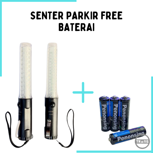 JAKMAN senter parkir/lampu lalu lintas/senter lalu lintas/tongkat lampu lalu lintas Free Baterai