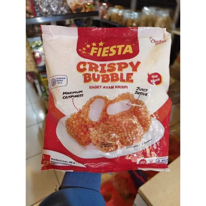

fiesta crispy bubble nugget 400gram