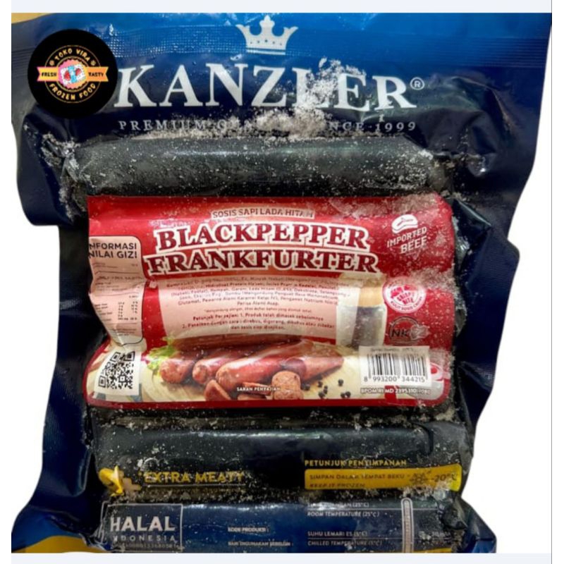 

KANZLER Blackpepper Frankfurter 300gr
