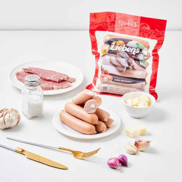

YEN Sosis Sapi Keju Bratwurst isi 6 - Liebens