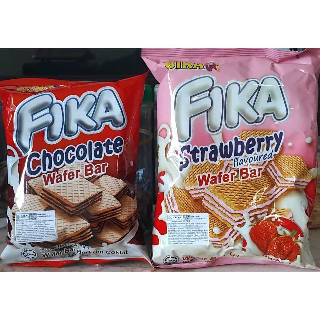 

[oddsolshop] pekanbaru/Bika Fika Wafer Bar 70GR Chocolate & Strawberry Cokelat & Stroberi Coklat