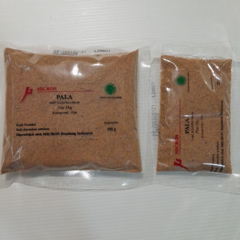 

Bumbu Rempah Samara Micron - Pala Bubuk / Halus - Nutmeg Powder.