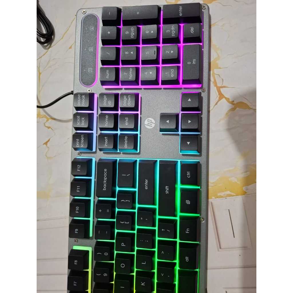 KEYBOARD GAMING HP K100 ORIGINAL LED LIGHTING K 100