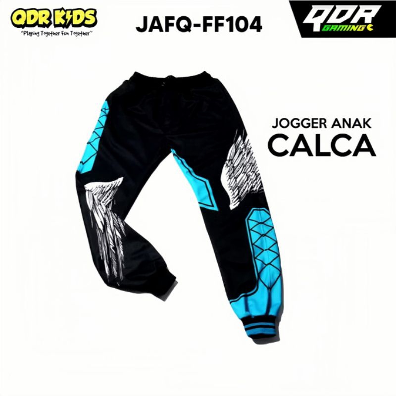Celana Gaming FF Angel Anak, Laki-Laki  Perempuan, Celana Joger