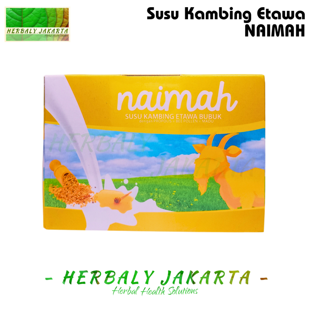 

Naimah Susu Kambing Etawa Plus Propolis Naima Isi 10 Sachet Original 100%