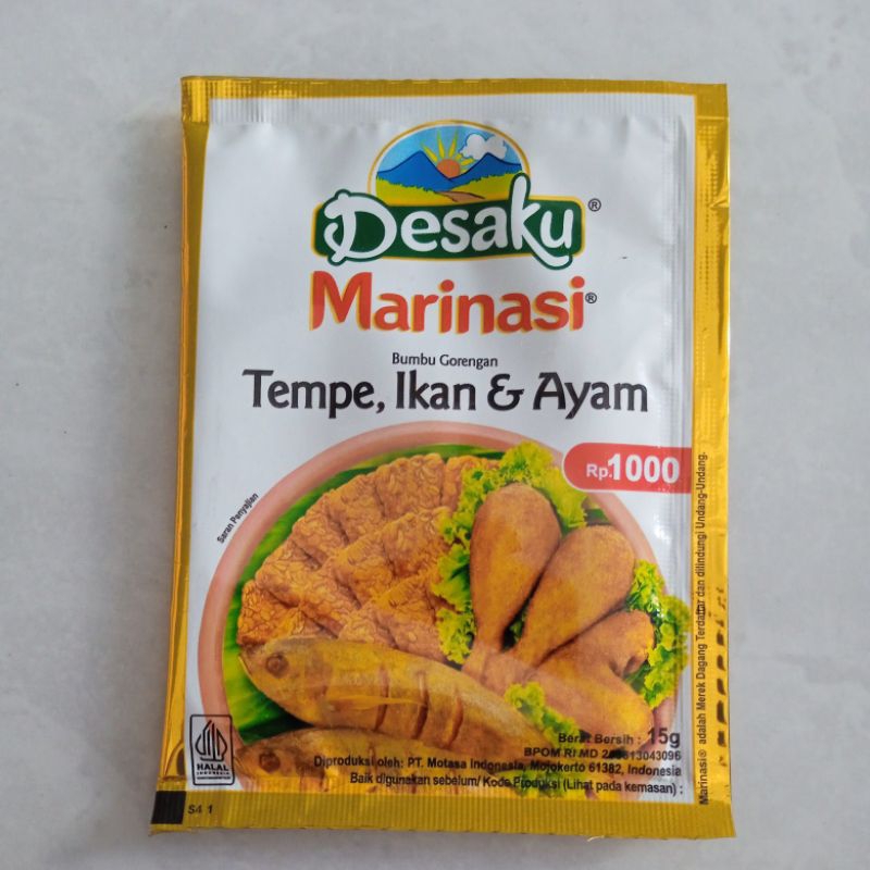 Desaku Marinasi Tempe ikan ayam