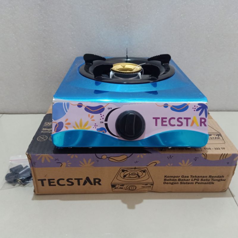 BJ - KOMPOR GAS SATU TUNGKU TEKANAN RENDAH TECSTAR TGS 322 SS