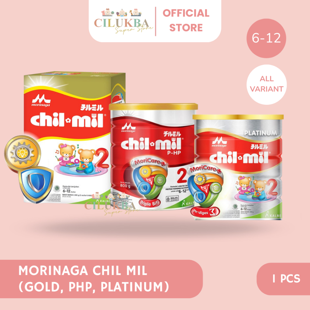 MORINAGA CHILMIL TAHAP 6-12 BULAN | SUSU FORMULA | SUSU BAYI 6-12 BULAN | SUFOR | CHILMIL GOLD | CHI