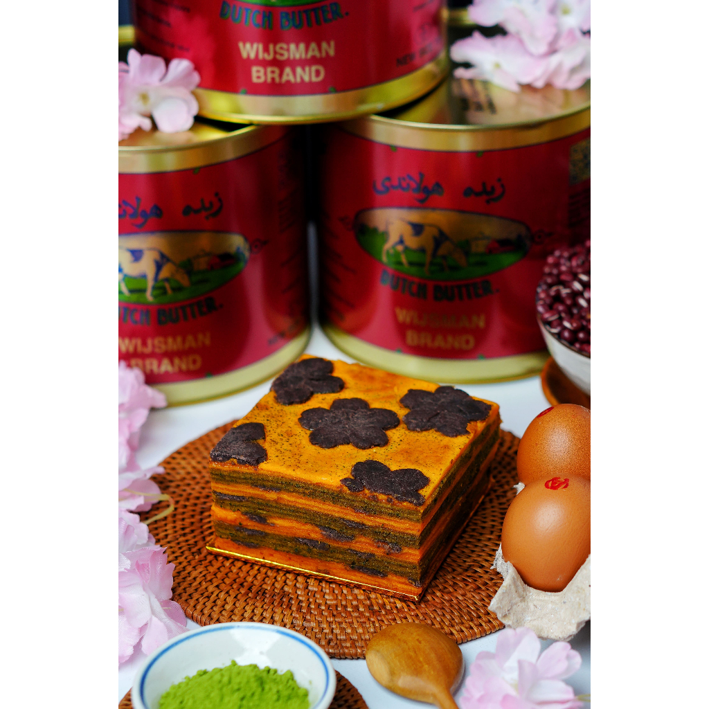 

PRE ORDER Lapis Legit Matcha Ogura Orilla Bakery 9x9 Lapis Legit Full Wisman Gluten Free