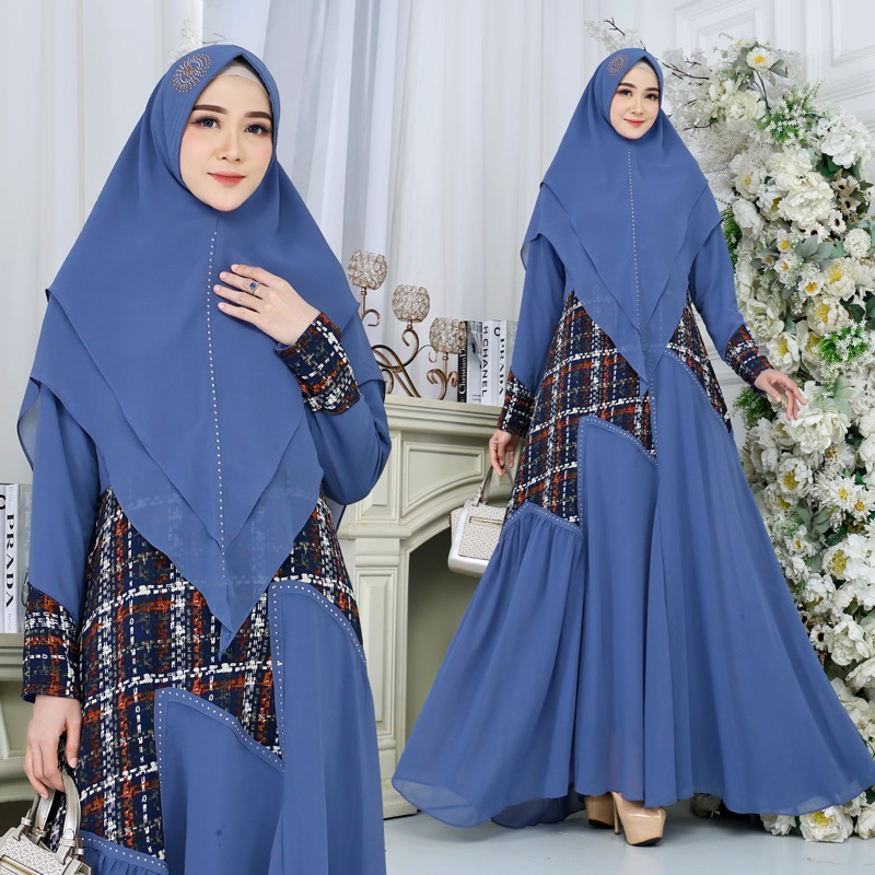 Zeena Syari Gamis Kekinian Syari Mewah Original
