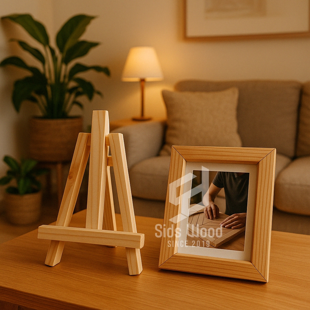 

SidsWood [ST2314] Triniti Easel Stand Meja Kayu Jati belanda Penyangga Foto Kanvas Lukis Ukuran 23x14