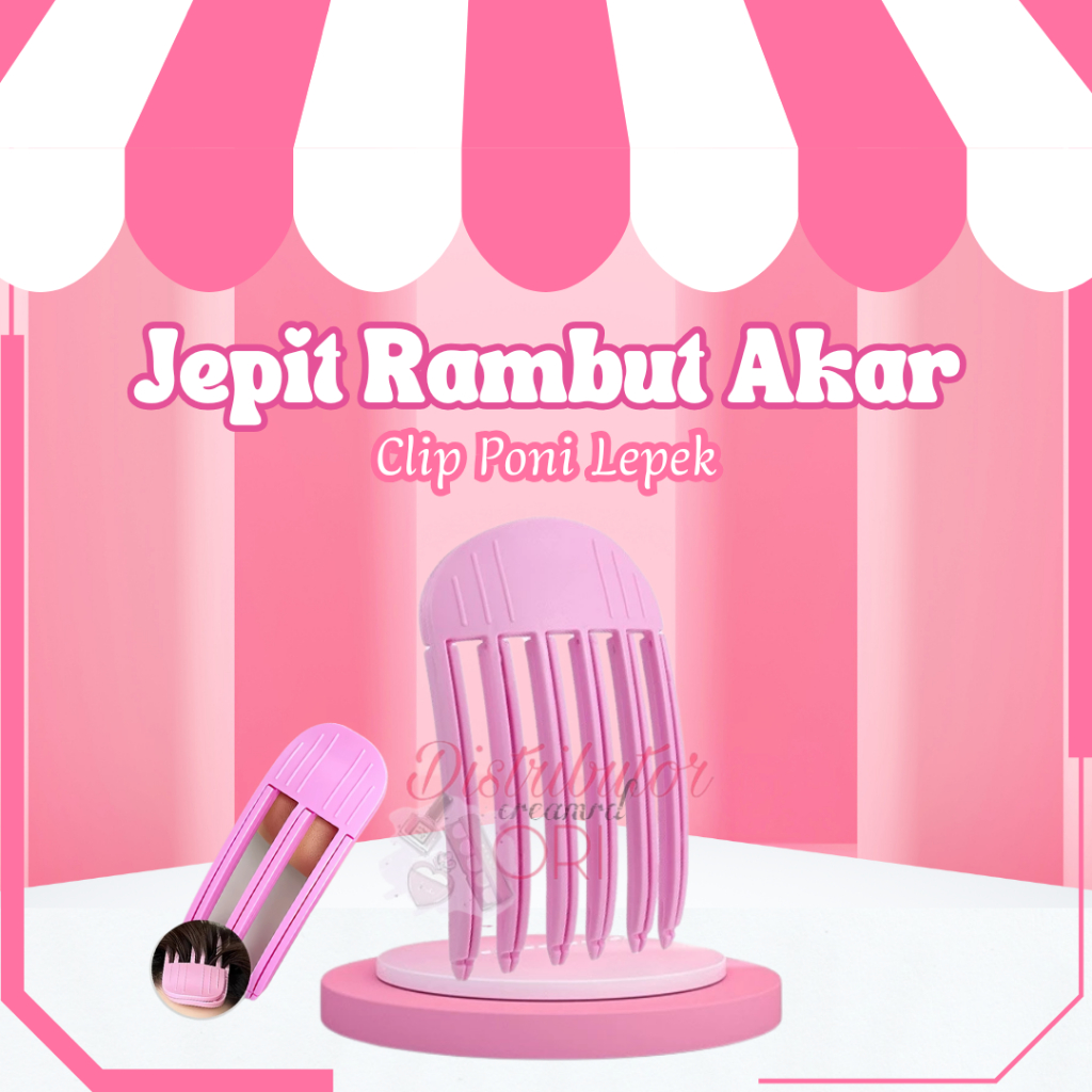 ACC SATUAN JEPIT RAMBUT AKAR/CLIP PONY LEPEK / klip poni