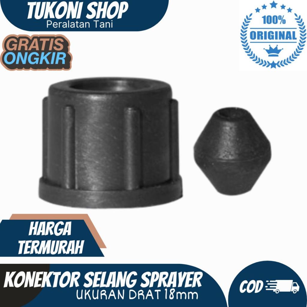 Konektor Selang Sprayer ke Handel Sprayer - Ukuran Drat 18mm