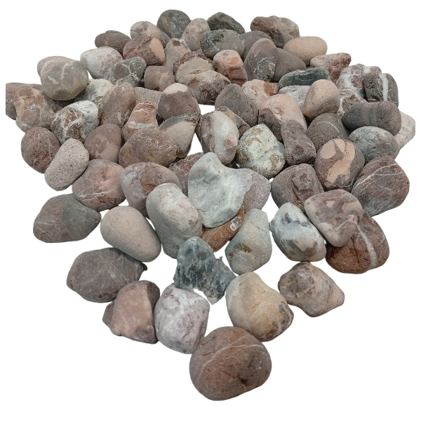 Batu Taman Pebble Merah Besar