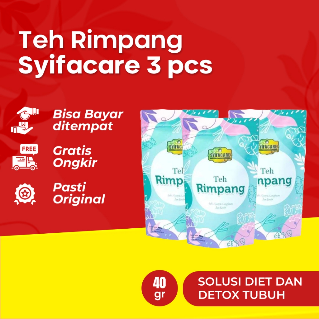 

3PCS Teh Rimpang Isi 20 Kantong | SYIFACARE