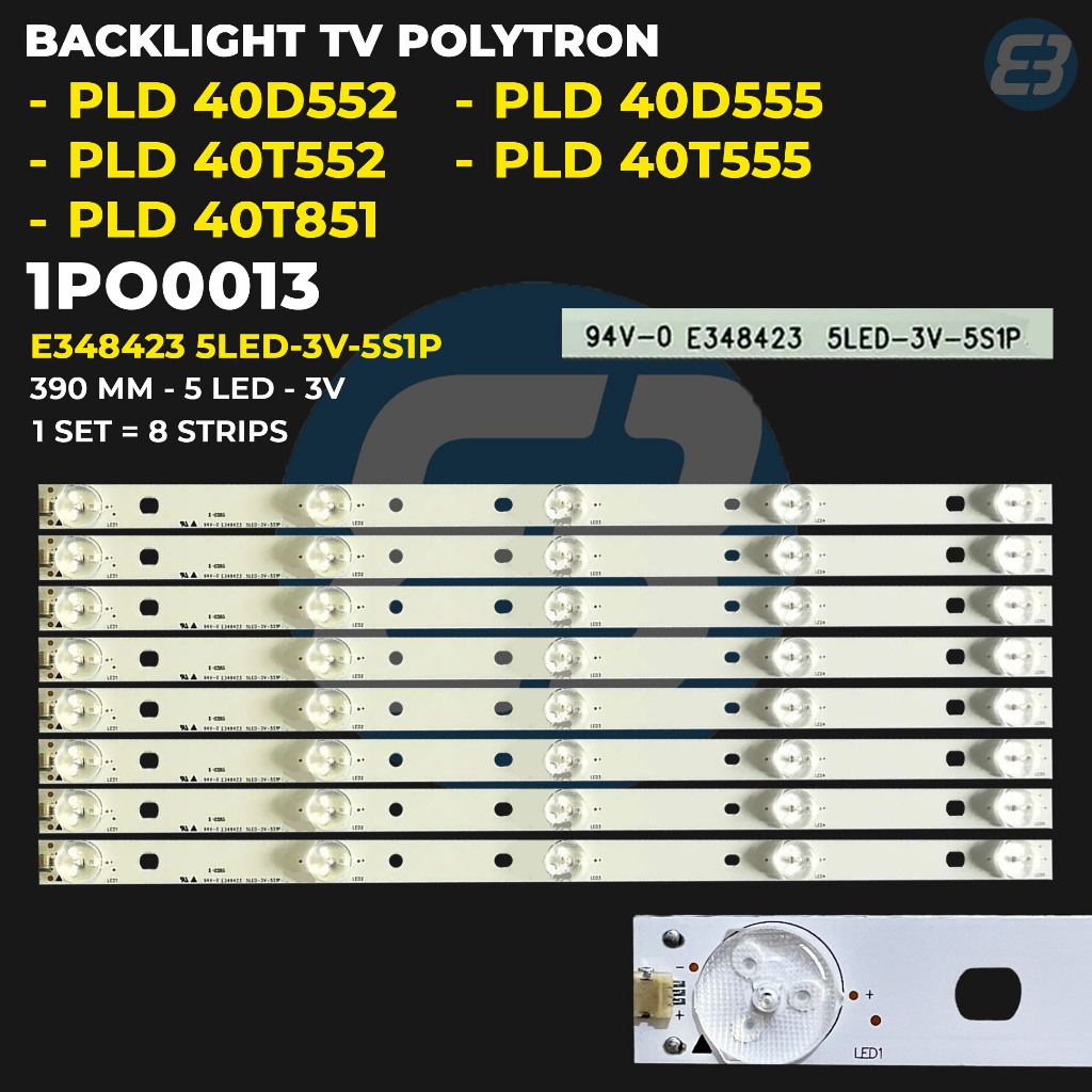 Backlight TV POLYTRON 40 Inch PLD-40D552 PLD-40T552 PLD-40D555 PLD-40T555 PLD-40T851 5K