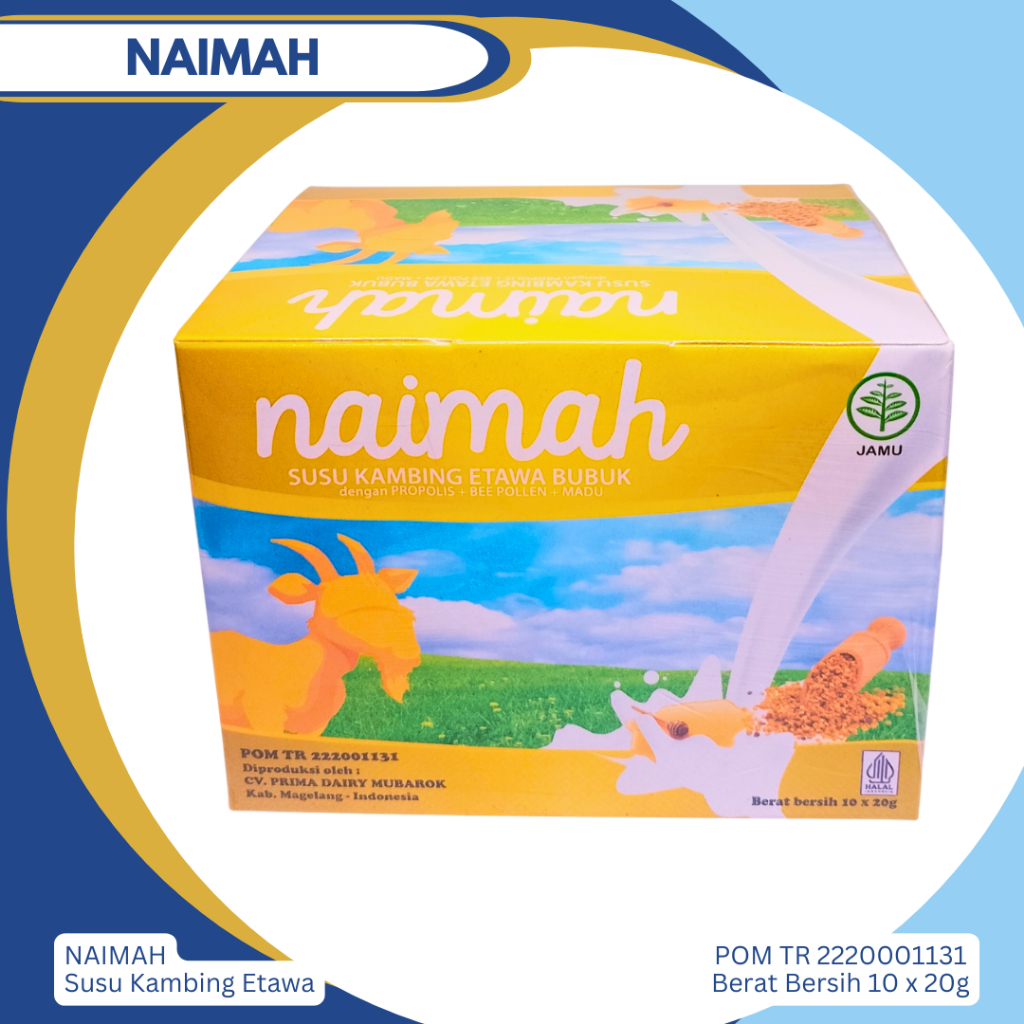 

Paket 3 Box Susu Kambing Etawa Bubuk Propolis Naimah Bubuk Asli Original