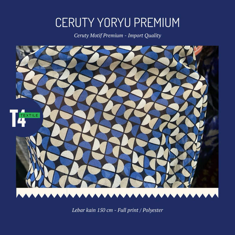 Kain Ceruti Motif Sifon Motif Ceruty Baby Doll Meteran