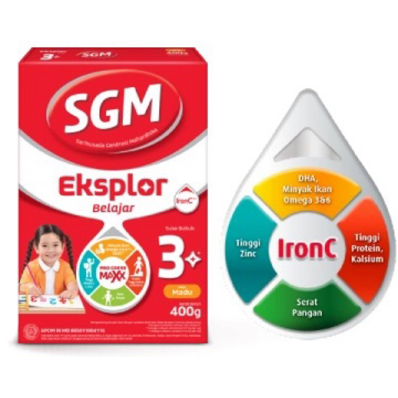 

SGM Eksplor 3+ Susu Bayi Usia 3 Tahun Keatas Rasa Madu Rasa Vanila 400g