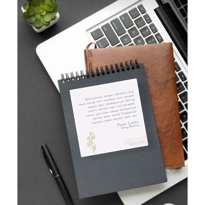 

Sticker Quotes Kata-Kata from Book - Paulo Coelho - Sang Alkemis