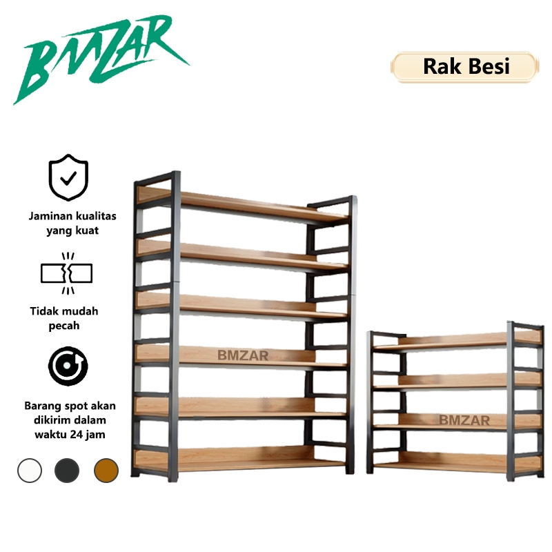 Terlaris Bmzar Rak Besi Rak Dinding Rak Tas Rak Buku Minimalis Aesthetic Rak Industrial Rak Susun